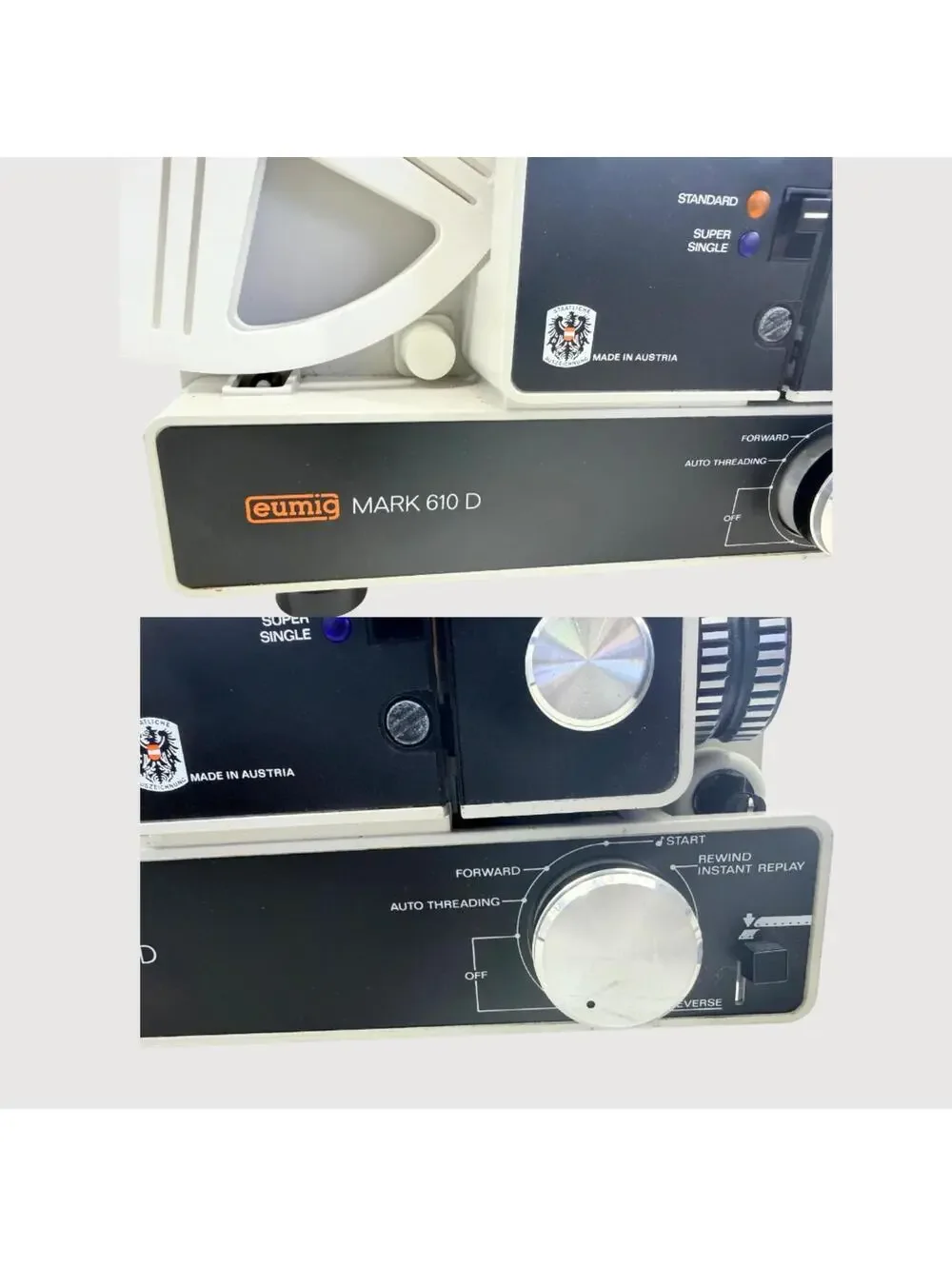 Eumig Mark 610D Super 8 Film Projector Working